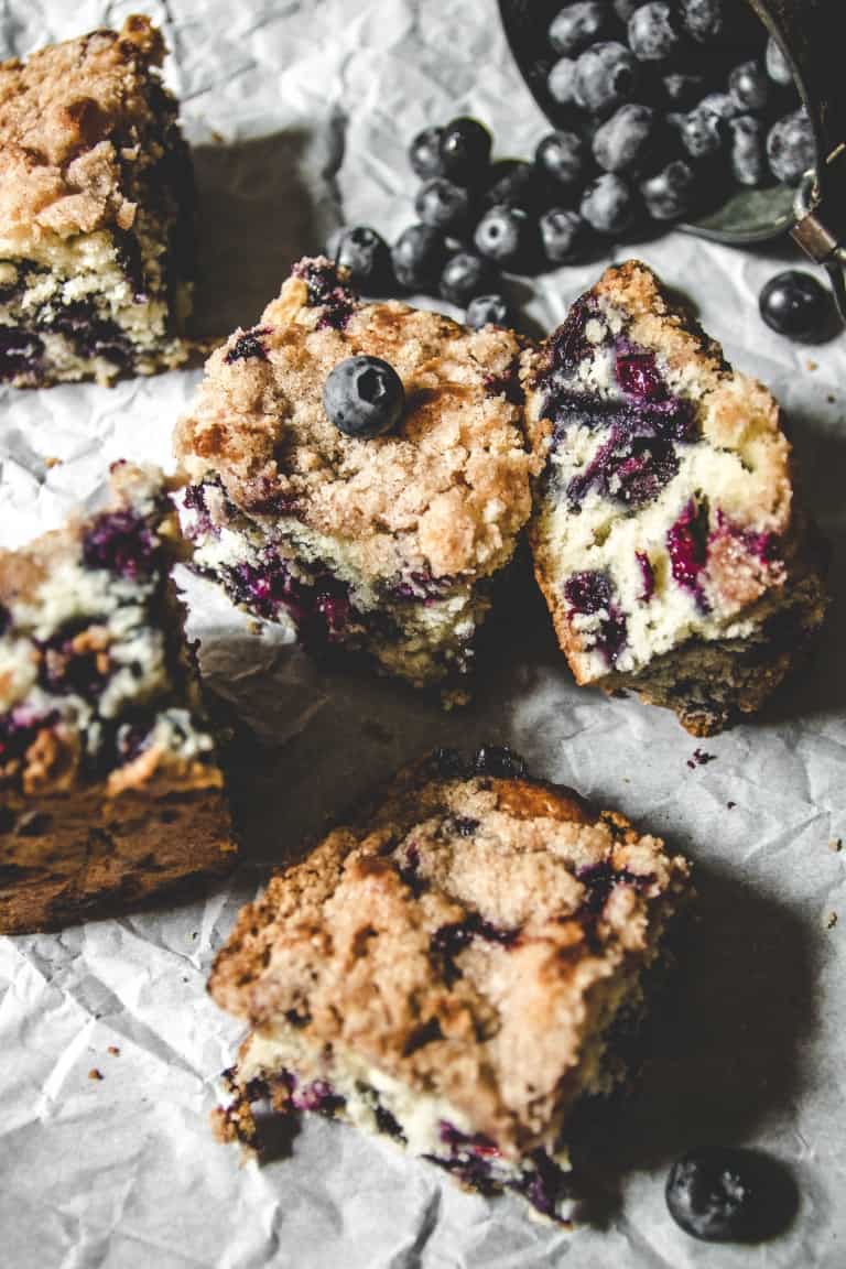 Blueberry Crumble Cake | Pallas and Parchment